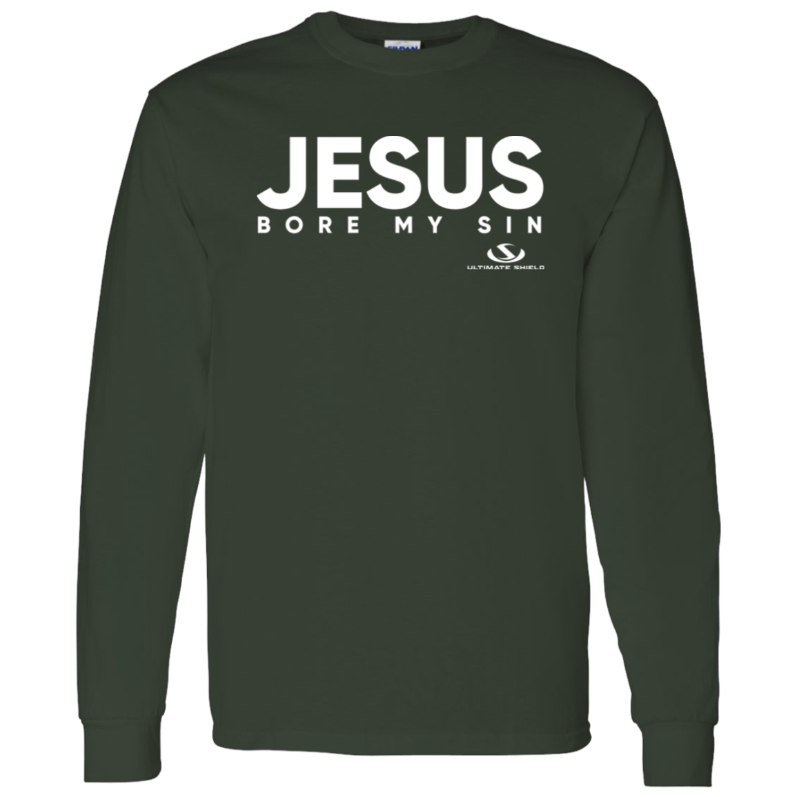JESUS BORE MY SIN LS T-Shirt 5.3 oz.