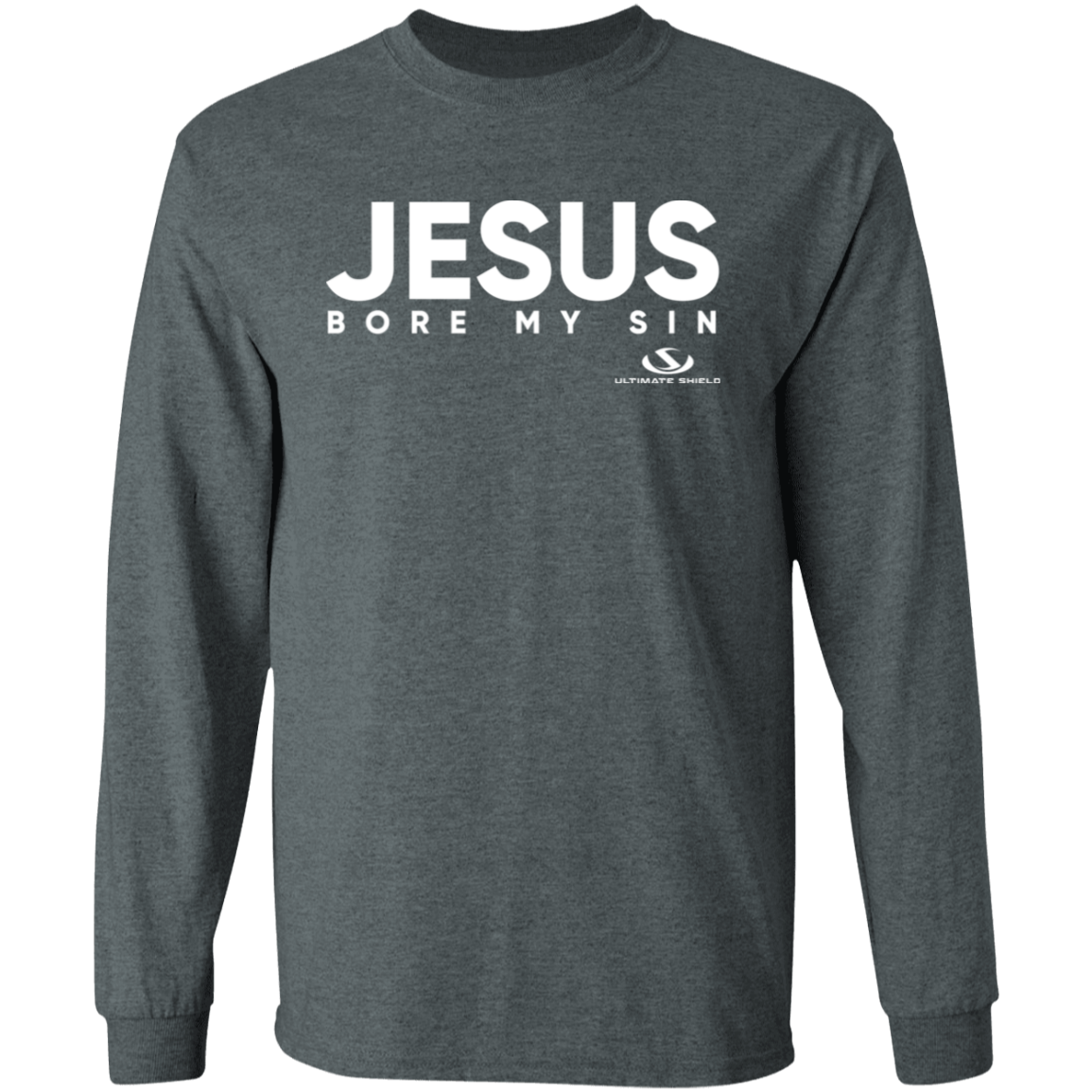 JESUS BORE MY SIN LS T-Shirt 5.3 oz.