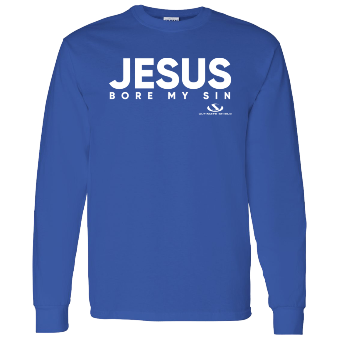 JESUS BORE MY SIN LS T-Shirt 5.3 oz.