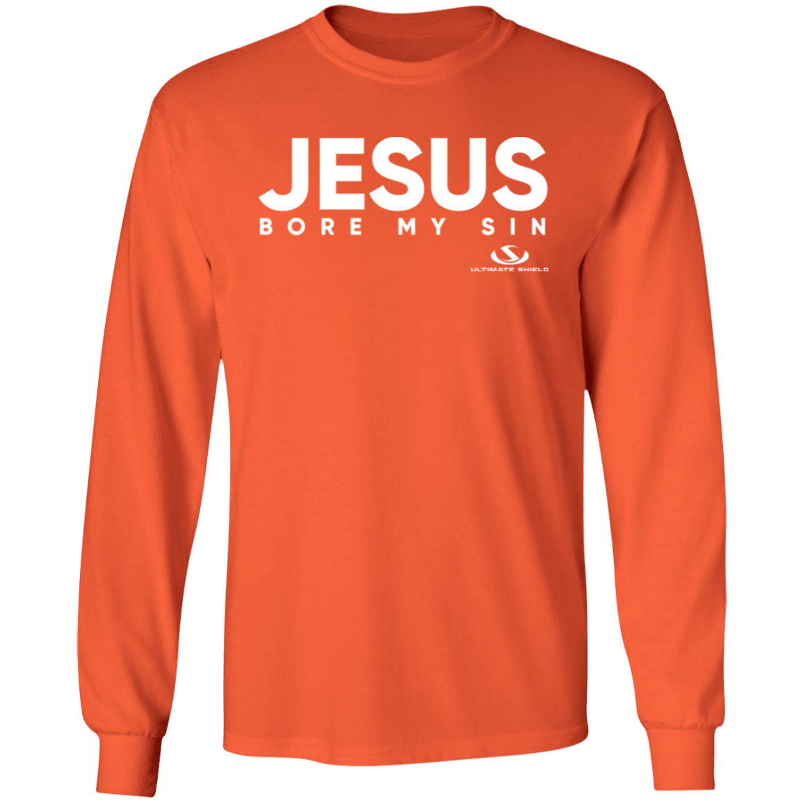 JESUS BORE MY SIN LS T-Shirt 5.3 oz.