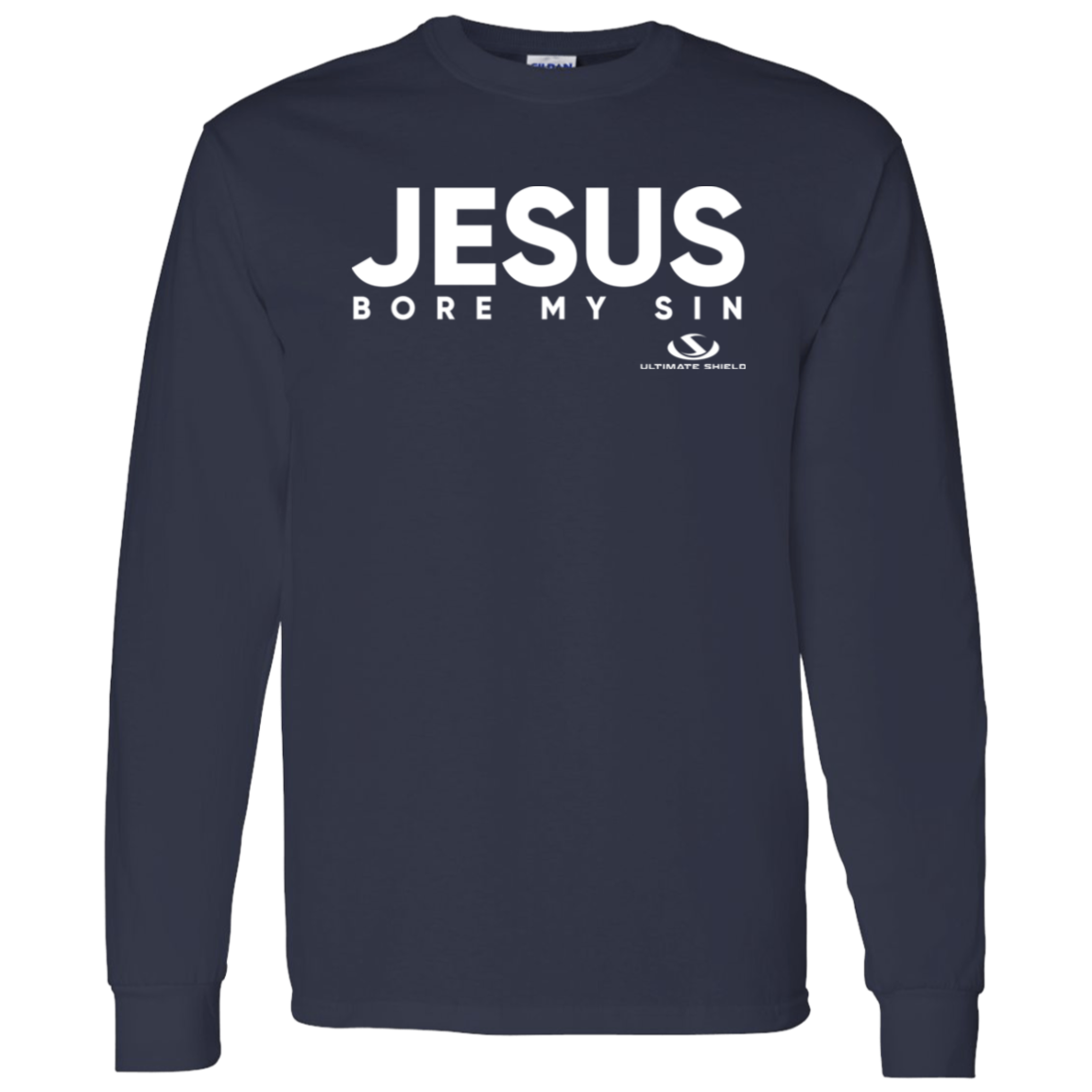 JESUS BORE MY SIN LS T-Shirt 5.3 oz.